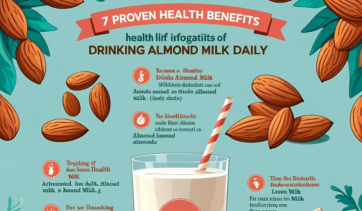 7 Proven Health Benefits of Drinking Almond Milk Daily